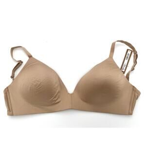 SKIMS Wireless Form 36DDD T-Shirt Bra Clay Deep Tan BR-WRL-1889 NEW NWT